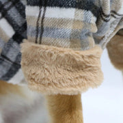 Casaco de Inverno Xadrez para Cães Pequenos - PetDoctors - Loja Online
