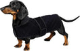 Casaco térmico de inverno para cão salsicha, com forro polar quente, impermeável, com faixas ajustáveis e orifício de arnês - PetDoctors - Loja Online