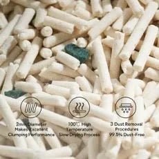 Cature Cat Litter - Natural Wood Clumping - Para WC / Liteira de Gatos - PetDoctors - Loja Online