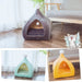 Cave / Tenda / Casinha para Gatos ou Cães de Raças Pequenas com Colchão de Micro - Fibras Removível - PetDoctors - Loja Online