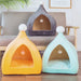 Cave / Tenda / Casinha para Gatos ou Cães de Raças Pequenas com Colchão de Micro - Fibras Removível - PetDoctors - Loja Online