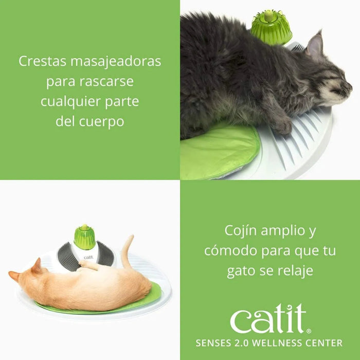 🐱 Centro de Massagem Senses 2.0 Catit para Gatos - PetDoctors - Loja Online