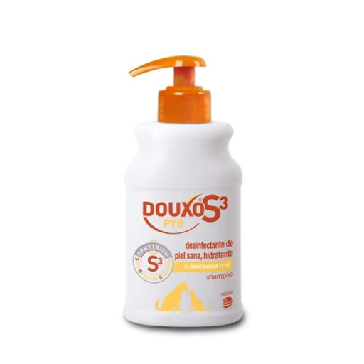 CHAMPÔ 200 ml CEVA DOUXO S3 PYO, 200 ml - Para Cães ou Gatos - PetDoctors - Loja Online