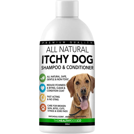 Champo e Condicionador anti - comichões para cães | alívio das comichões e cuidados com a pele | trata a comichão, a pele rachada e as feridas - PetDoctors - Loja Online