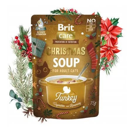 Christmas Soup para gato - Peru com vegetais e rosmaninho (saquetas 75g) - PetDoctors - Loja Online
