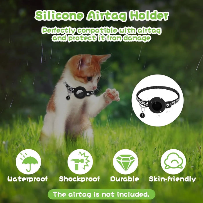 Colar de gato refletor para Airtag - PetDoctors - Loja Online