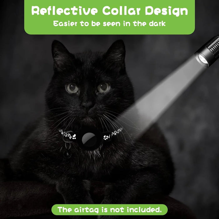 Colar de gato refletor para Airtag - PetDoctors - Loja Online