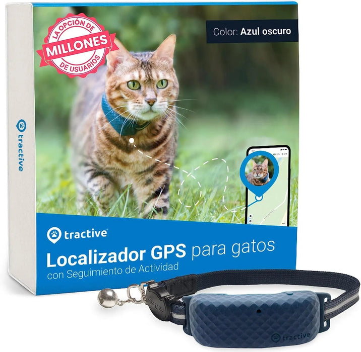 Colar GPS para gato, atualizações de localização 24 horas por dia, 7 dias por semana e análise do território, alerta anti - fuga, distância ilimitada - PetDoctors - Loja Online