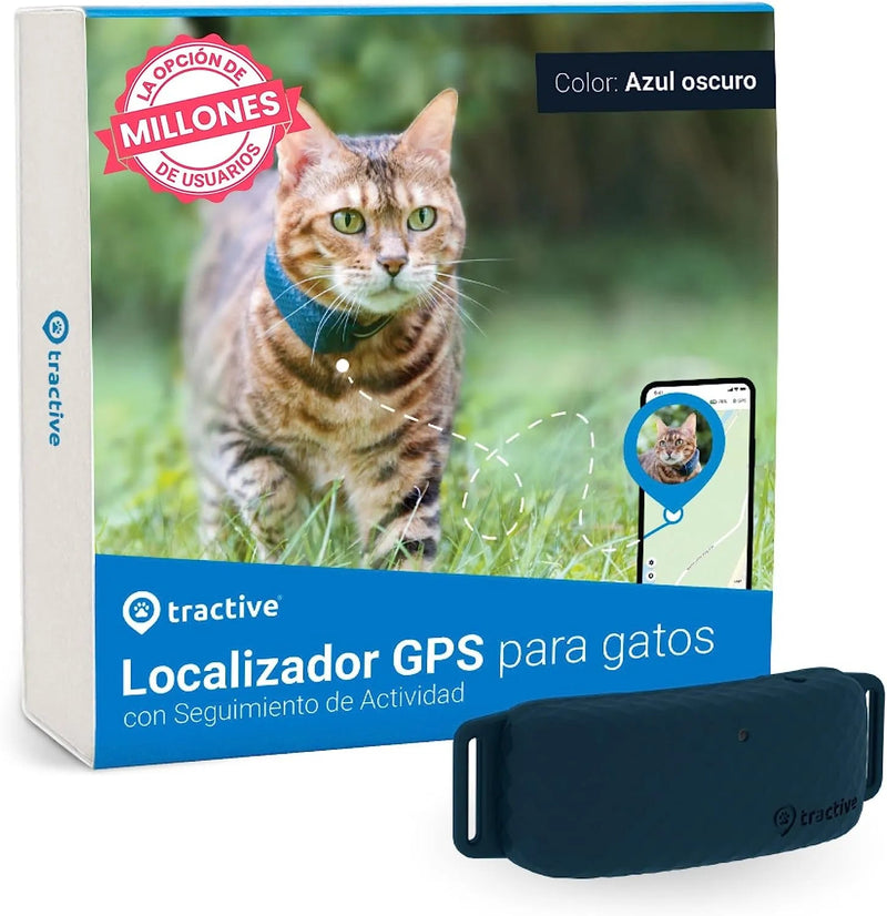 Colar GPS para gato, atualizações de localização 24 horas por dia, 7 dias por semana e análise do território, alerta anti - fuga, distância ilimitada - PetDoctors - Loja Online