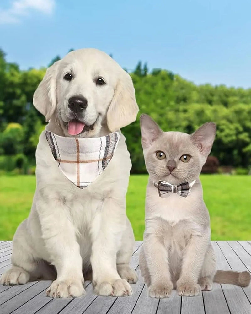 Coleira de Natal Lenço e Laço Borboleta, para Gatos ou Cães - PetDoctors - Loja Online