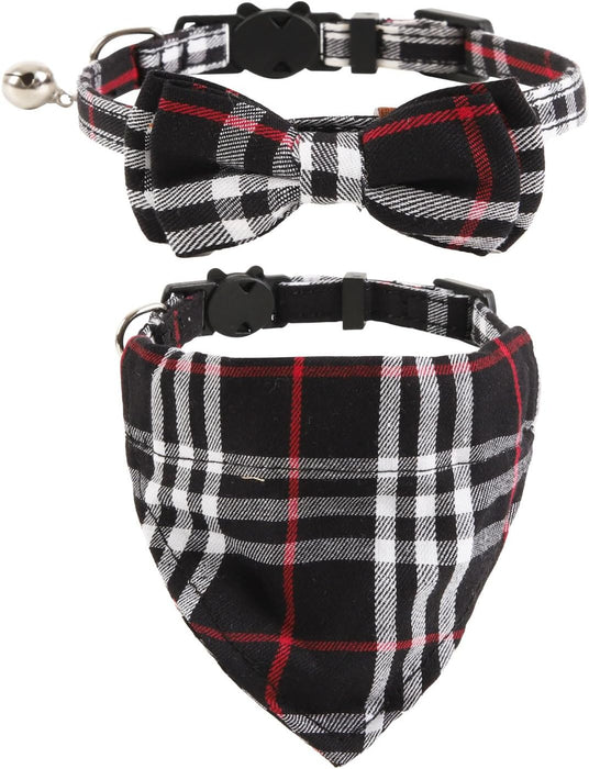 Coleira de Natal Lenço e Laço Borboleta, para Gatos ou Cães - PetDoctors - Loja Online