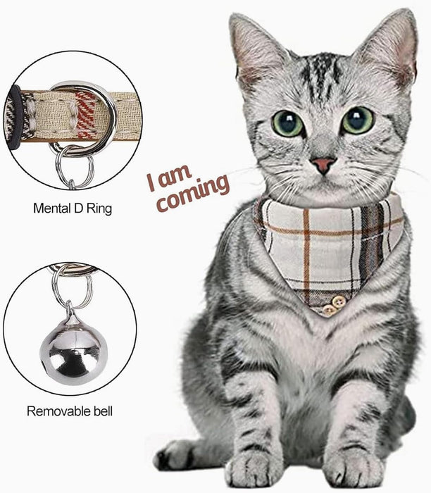 Coleira de Natal Lenço e Laço Borboleta, para Gatos ou Cães - PetDoctors - Loja Online