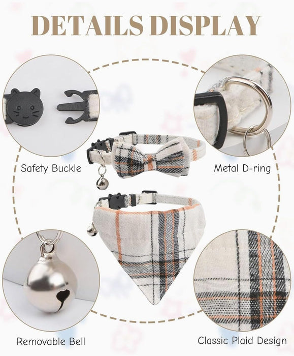 Coleira de Natal Lenço e Laço Borboleta, para Gatos ou Cães - PetDoctors - Loja Online