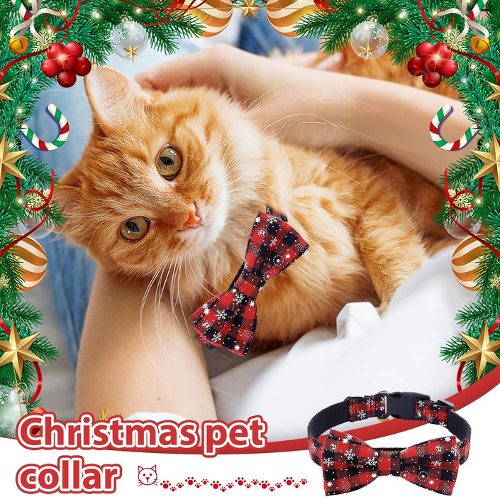 Coleira de Natal para cão ou gato com gravata borboleta - PetDoctors - Loja Online
