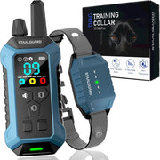 Coleira de treino para cães, sem descarga elétrica, 9 níveis, som, vibração e impulso, alcance de 3000 m, recarregável, automonomia 30 dias, impermeável IP67 - PetDoctors - Loja Online