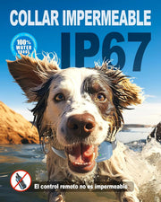 Coleira de treino para cães, sem descarga elétrica, 9 níveis, som, vibração e impulso, alcance de 3000 m, recarregável, automonomia 30 dias, impermeável IP67 - PetDoctors - Loja Online