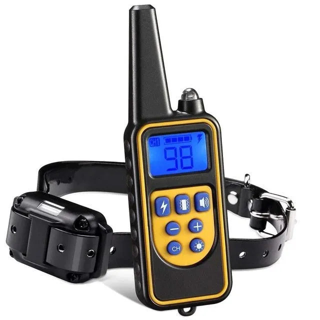 Coleira de Treino Recarregável com LCD Display (800 metros) - PetDoctors - Loja Online