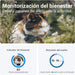 Coleira GPS para Gatos, atualizações de localização 24 horas por dia, 7 dias por semana e análise do território, alerta anti - fuga, distância ilimitada - Tractive CAT Mini - PetDoctors - Loja Online