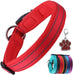 Coleira para cães ou gatos, macia, acolchoada, reflectora, em neoprene ajustável - PetDoctors - Loja Online