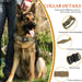 Coleira tática de cão, para AirTag, com cabo de controlo e fivela de metal - PetDoctors - Loja Online