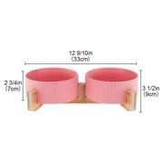 Comedouro / Bebedouro Cerâmico Elevado para Cães ou Gatos (simples ou duplo) - PetDoctors - Loja Online