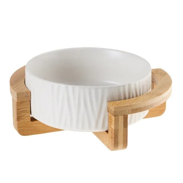 Comedouro / Bebedouro Cerâmico Elevado para Cães ou Gatos (simples ou duplo) - PetDoctors - Loja Online