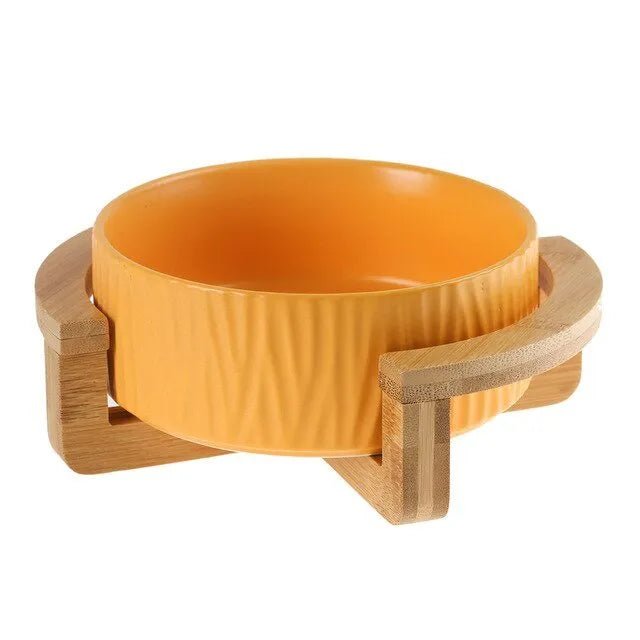 Comedouro / Bebedouro Cerâmico Elevado para Cães ou Gatos (simples ou duplo) - PetDoctors - Loja Online