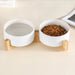 Comedouro / Bebedouro Cerâmico Elevado para Cães ou Gatos (simples ou duplo) - PetDoctors - Loja Online