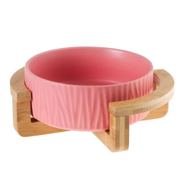 Comedouro / Bebedouro Cerâmico Elevado para Cães ou Gatos (simples ou duplo) - PetDoctors - Loja Online