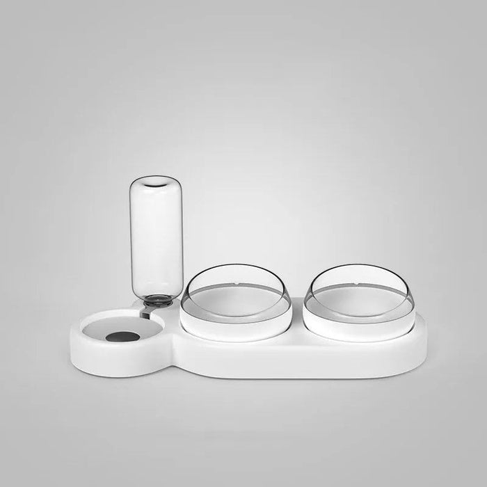 Comedouro Duplo + Bebedouro Automático para Cães ou Gatos - PetDoctors - Loja Online