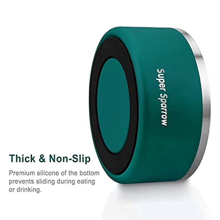 Comedouro para cães ou gatos, em aço inoxidável, base de silicone antiderrapante, lavável na máquina de lavar louça - PetDoctors - Loja Online
