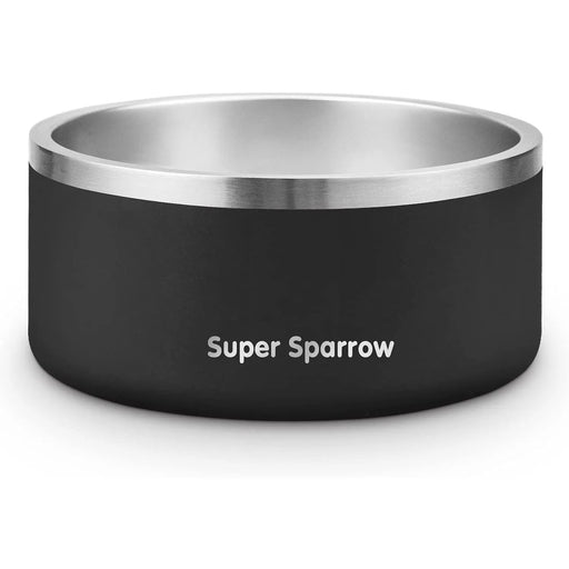 Comedouro para cães ou gatos, em aço inoxidável, base de silicone antiderrapante, lavável na máquina de lavar louça - PetDoctors - Loja Online