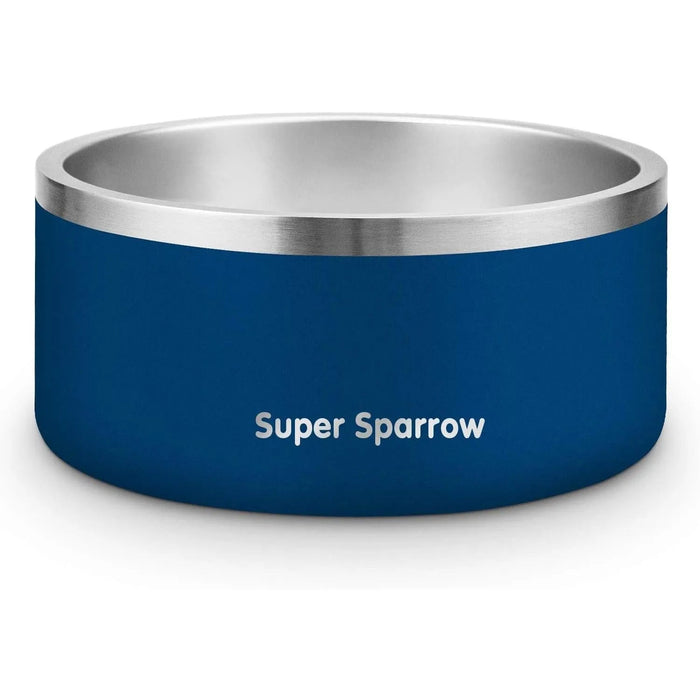 Comedouro para cães ou gatos, em aço inoxidável, base de silicone antiderrapante, lavável na máquina de lavar louça - PetDoctors - Loja Online