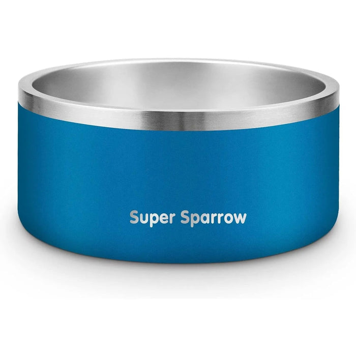 Comedouro para cães ou gatos, em aço inoxidável, base de silicone antiderrapante, lavável na máquina de lavar louça - PetDoctors - Loja Online