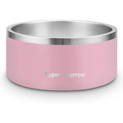 Comedouro para cães ou gatos, em aço inoxidável, base de silicone antiderrapante, lavável na máquina de lavar louça - PetDoctors - Loja Online