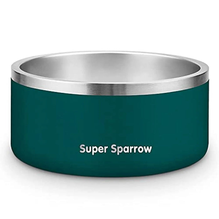 Comedouro para cães ou gatos, em aço inoxidável, base de silicone antiderrapante, lavável na máquina de lavar louça - PetDoctors - Loja Online