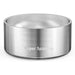 Comedouro para cães ou gatos, em aço inoxidável, base de silicone antiderrapante, lavável na máquina de lavar louça - PetDoctors - Loja Online