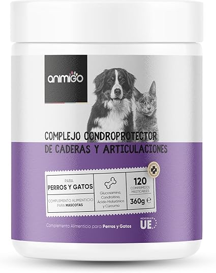 Complexo de glucosamina e condroitina para cães e gatos, alvo articulações e ossos fortes, 180 cápsulas, condroprotetor e anti - inflamatório, com vitamina C, açafrão, gengibre e rosa mosquito - PetDoctors - Loja Online