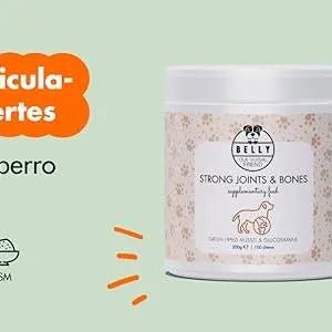 Condroprotetor de glucosamina e MSM, fortalece os ossos e as articulações, 100 unidades com sabor a frango - 1 unidade diária (Belly®) - PetDoctors - Loja Online