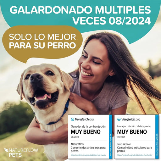 Condroprotetor para Cães com Mexilhão de Lábio Verde, Glucosamina e MSM | Natureflow - PetDoctors - Loja Online