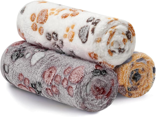 Conjunto 3 mantas macias, quentes e laváveis para cães ou gatos - PetDoctors - Loja Online