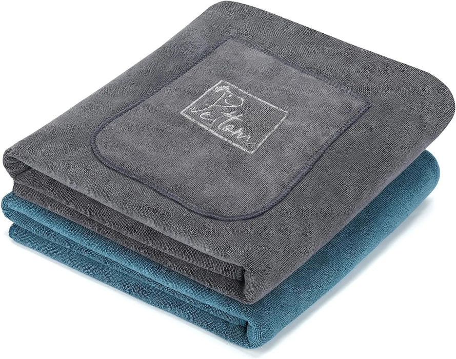 Conjunto de 2 toalhas para cães (3 tamanhos disponíveis) - PetDoctors - Loja Online
