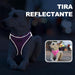 Conjunto de arnês refletor e trela para cão, ajustável e acolchoado - PetDoctors - Loja Online