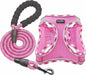 Conjunto de arnês refletor e trela para cão, ajustável e acolchoado - PetDoctors - Loja Online