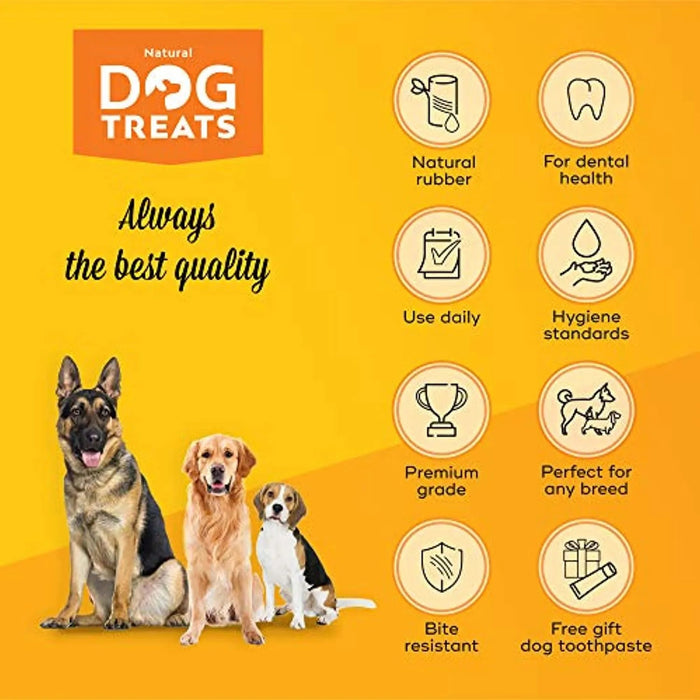 Conjunto de Escova de Dentes e Pasta de Dentes "Natural Dog" para Cães, 100% Natural - PetDoctors - Loja Online