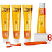 Conjunto de Higiene Oral para Cães com 4 Tubos de Pasta de Dentes + Escova + Espremedor Natural Dog Treats - PetDoctors - Loja Online