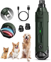 Cortador e Lima de unhas elétrica para cães, ajustável 6 velocidades, com luz LED, recarregável - PetDoctors - Loja Online