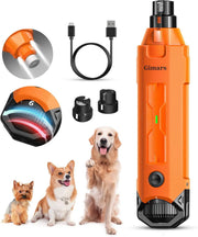 Cortador e Lima de unhas elétrica para cães, ajustável 6 velocidades, com luz LED, recarregável - PetDoctors - Loja Online