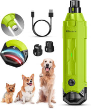 Cortador e Lima de unhas elétrica para cães, ajustável 6 velocidades, com luz LED, recarregável - PetDoctors - Loja Online
