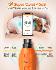 Cortador e Lima de unhas elétrica para cães, ajustável 6 velocidades, com luz LED, recarregável - PetDoctors - Loja Online